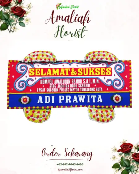 Papan Bunga Ucapan Selamat Malanggah